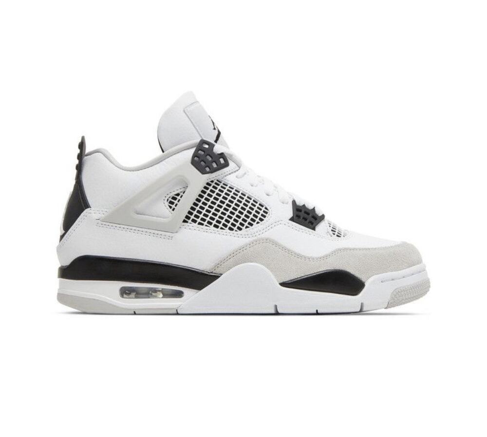 Nike Air Jordan 4 Retro Military Black/white Men's shoes DH6927-111 Size 9.5